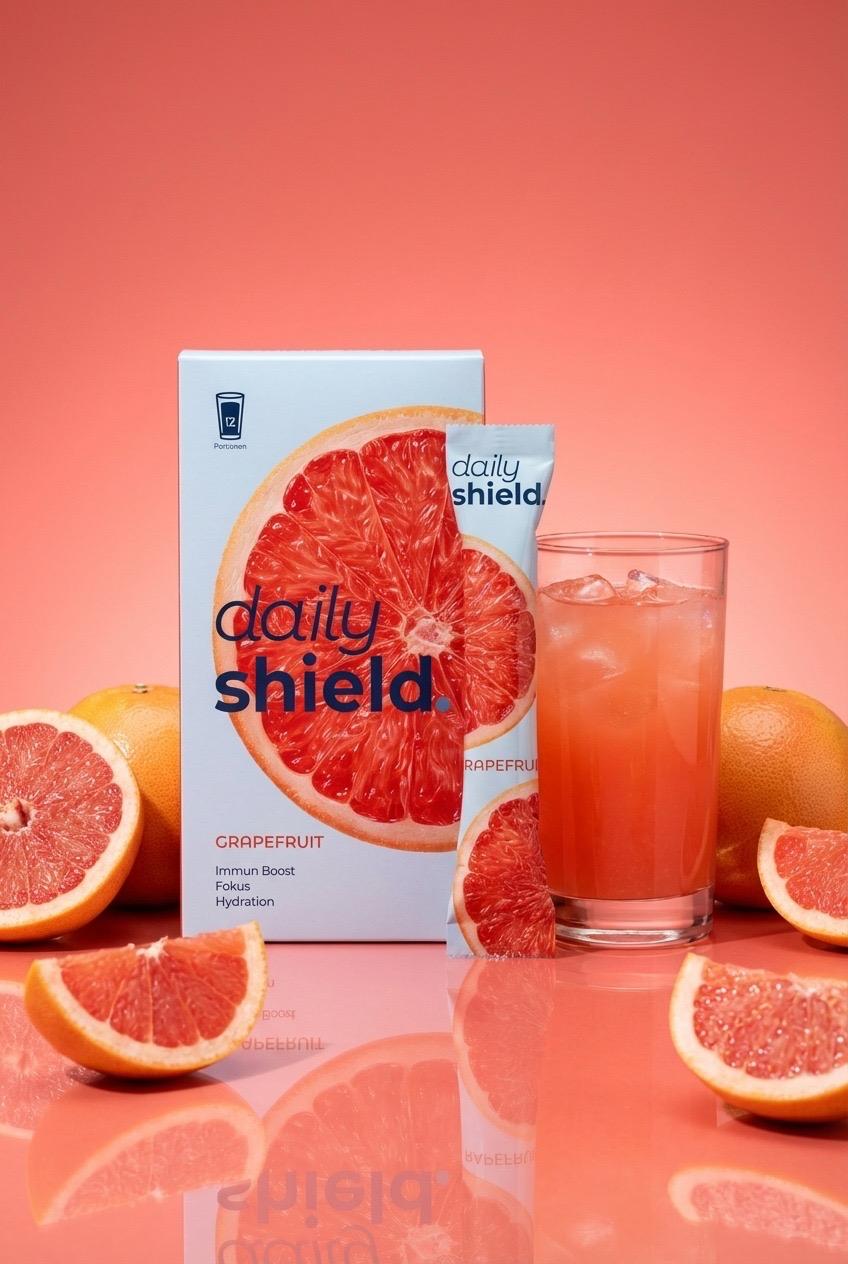 daily shield. Nährstoff-Sticks Grapefruit – 30 Sticks Monatsvorrat